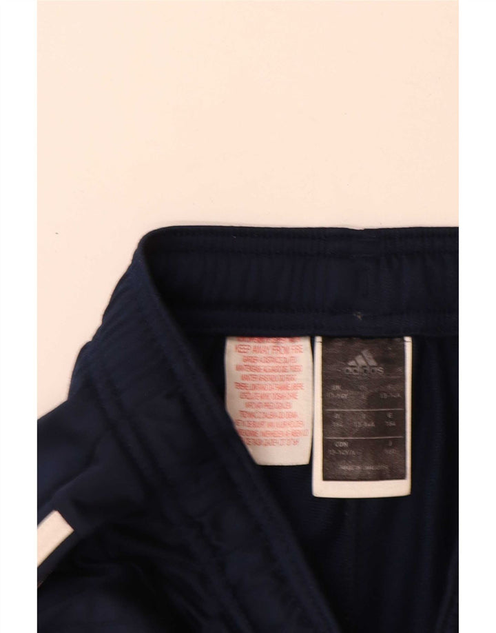 Pantaloni da tuta da ragazzo Adidas Joggers 13-14 anni in poliestere blu navy
