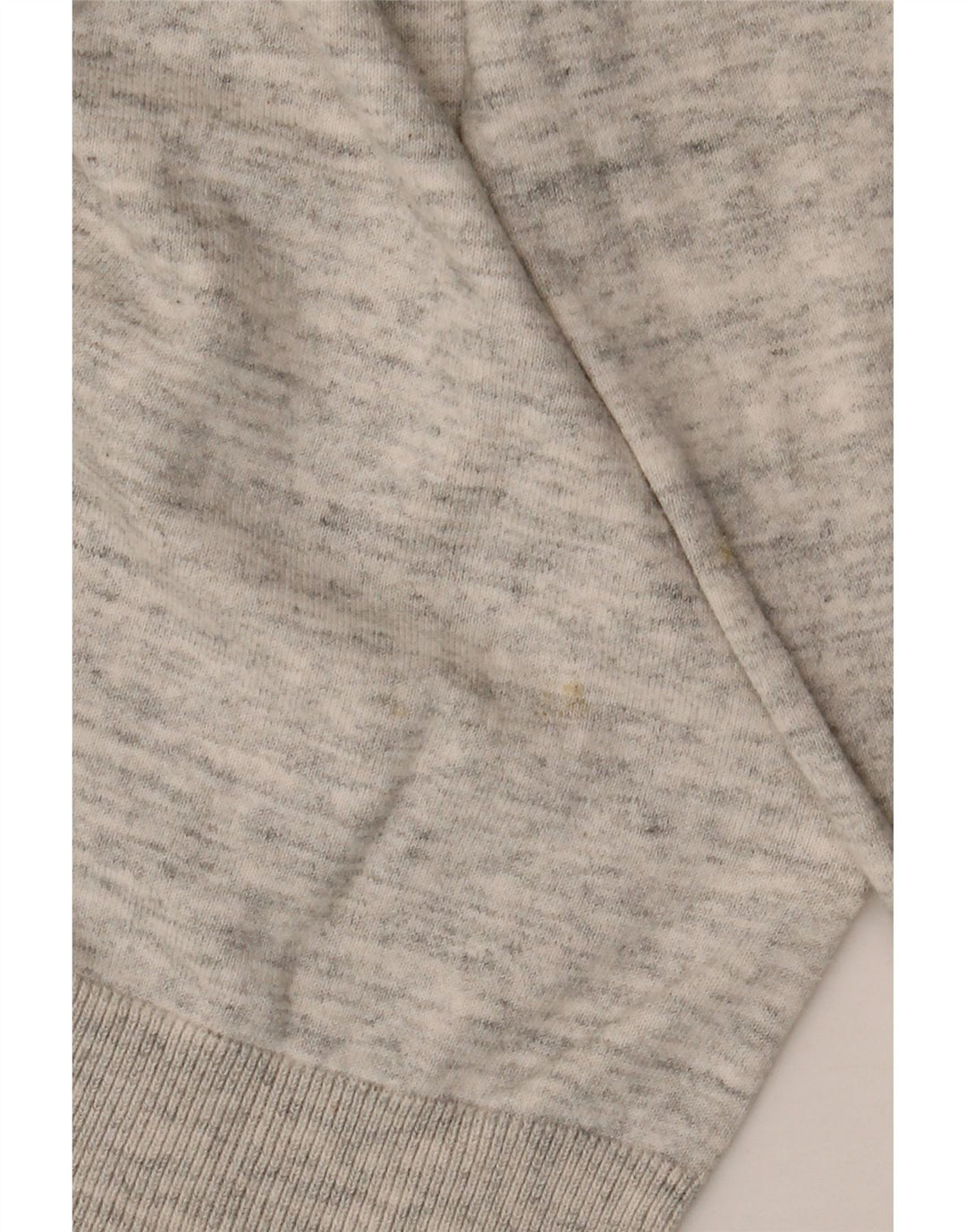 Maglione da uomo Marks & Spencer con collo alto, grande cotone chiazzato grigio