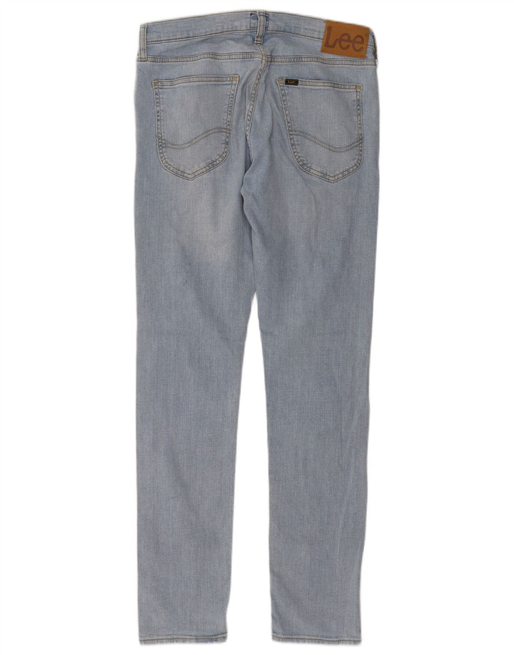 LEE Mens Luke Slim Jeans W30 L32 Blue Cotton