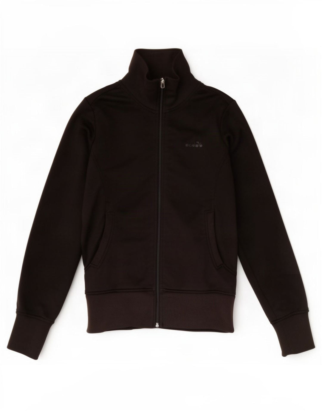 Giacca da tuta da donna Diadora UK 12 Medium Nero Poliestere