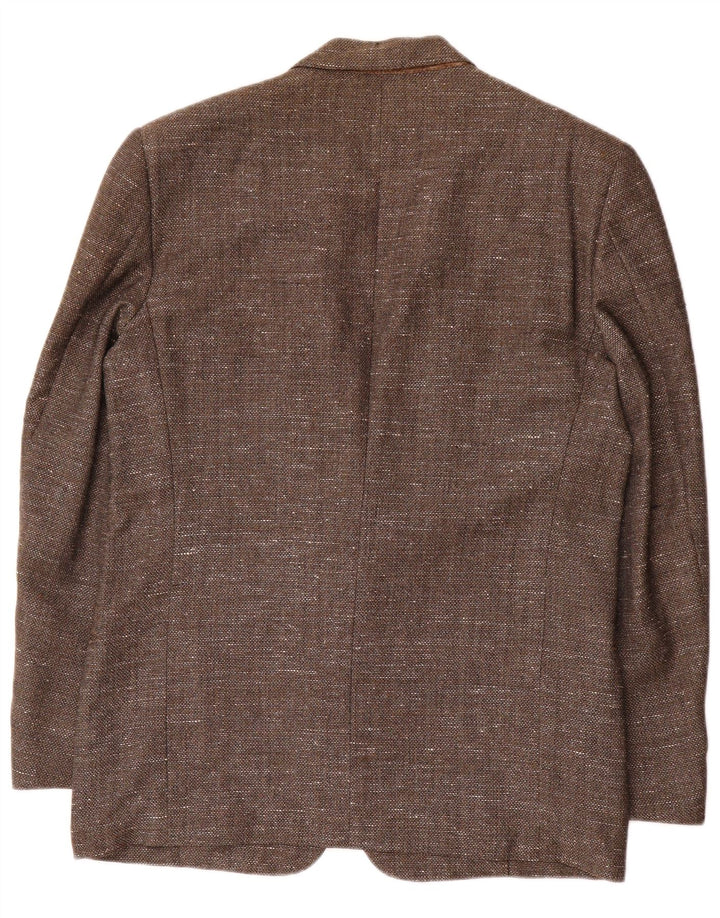 Giacca blazer da uomo a 2 bottoni Valentino UK 38 Marrone medio screziato