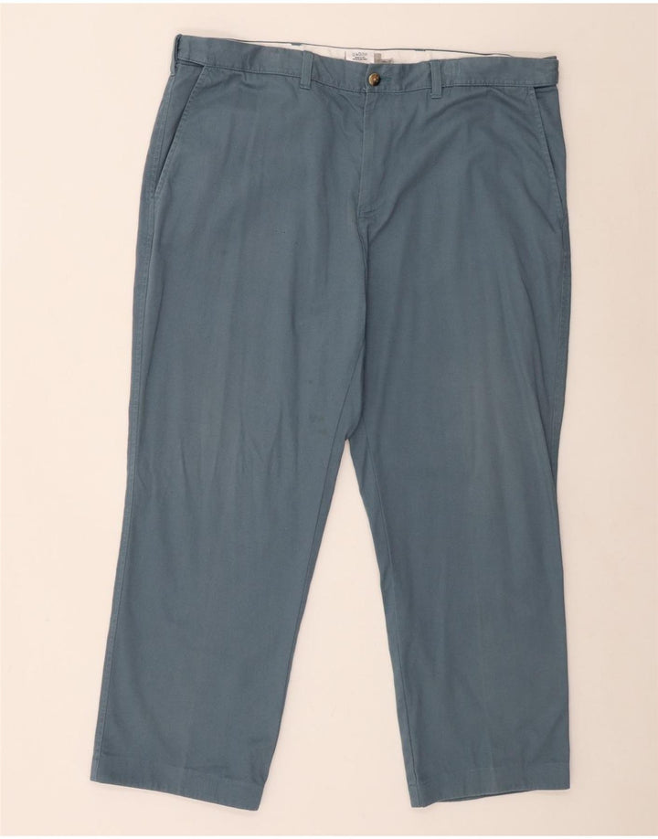 Pantaloni chino vestibilità regolare da uomo Marks & Spencer W42 L29 cotone blu