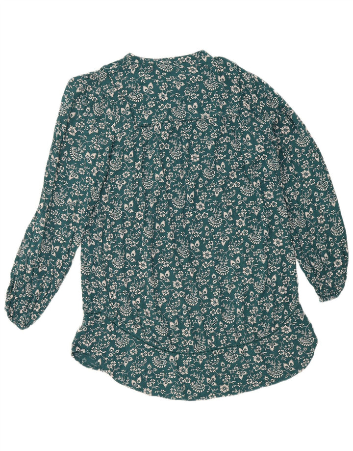 Abito basic da donna Fat Face UK 12 Viscosa floreale blu medio