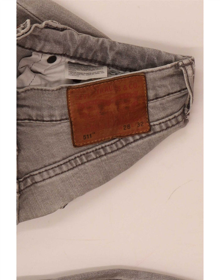Jeans Levi's Uomo 511 Slim W28 L28 Grigi