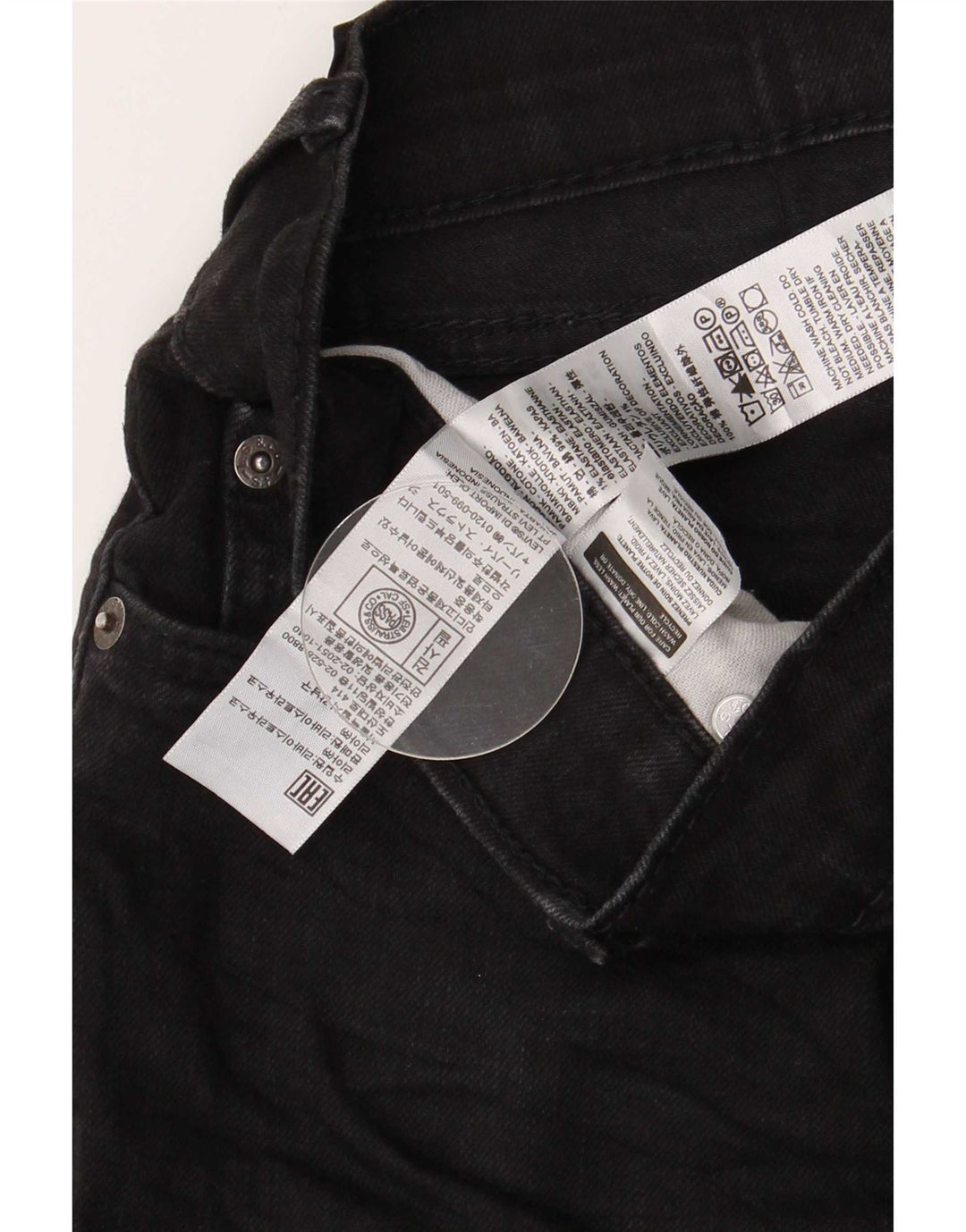 Jeans Levi's Uomo 511 Slim W40 L30 Cotone Nero