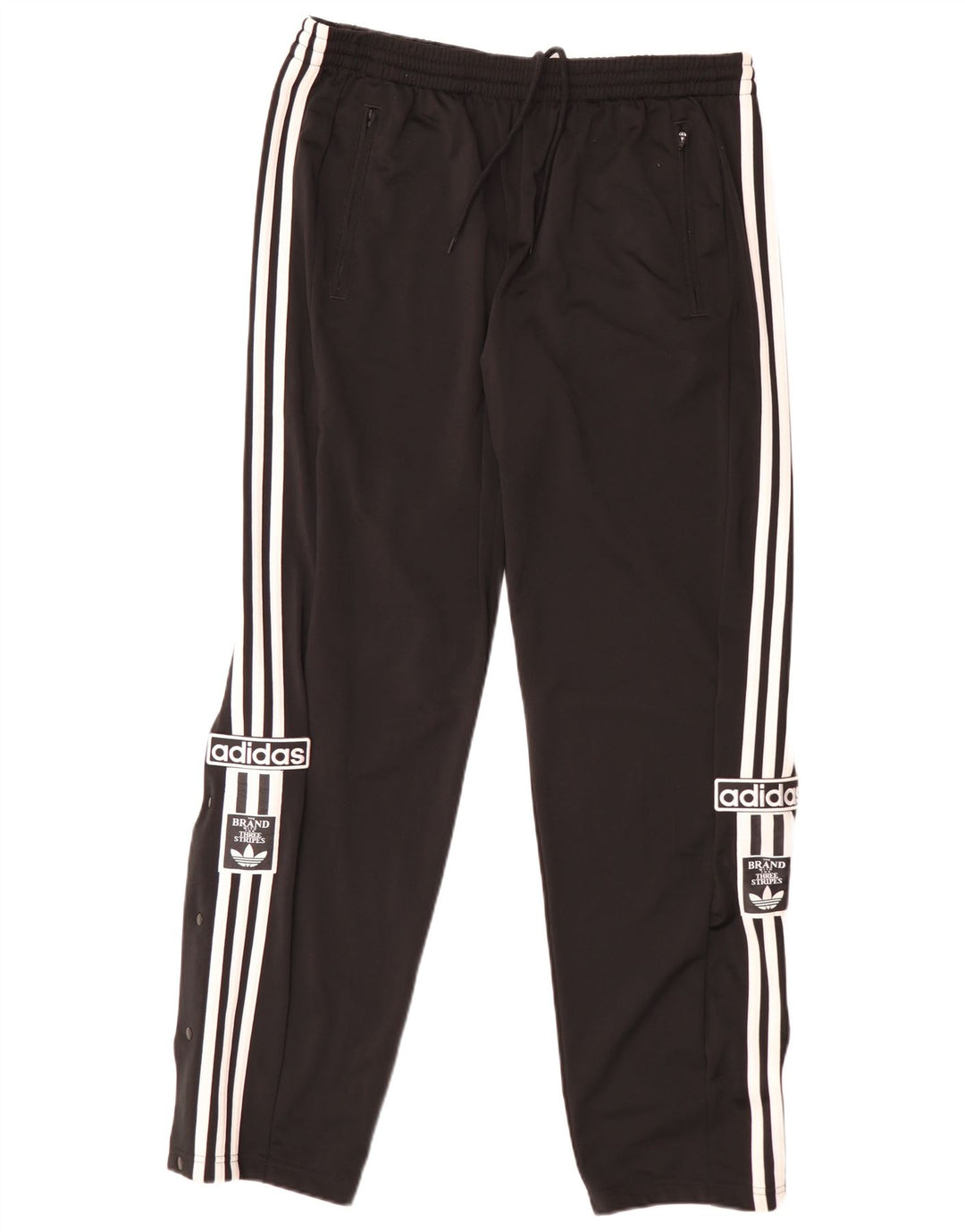 Pantaloni da tuta grafica da uomo Adidas XL poliestere nero