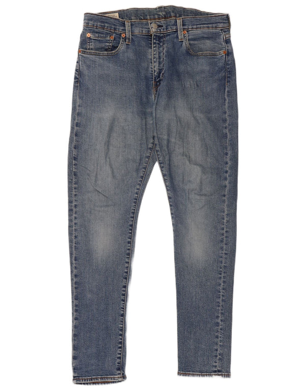 Levi's Mens 519 Skinny Jeans W33 L32 Blue Cotton