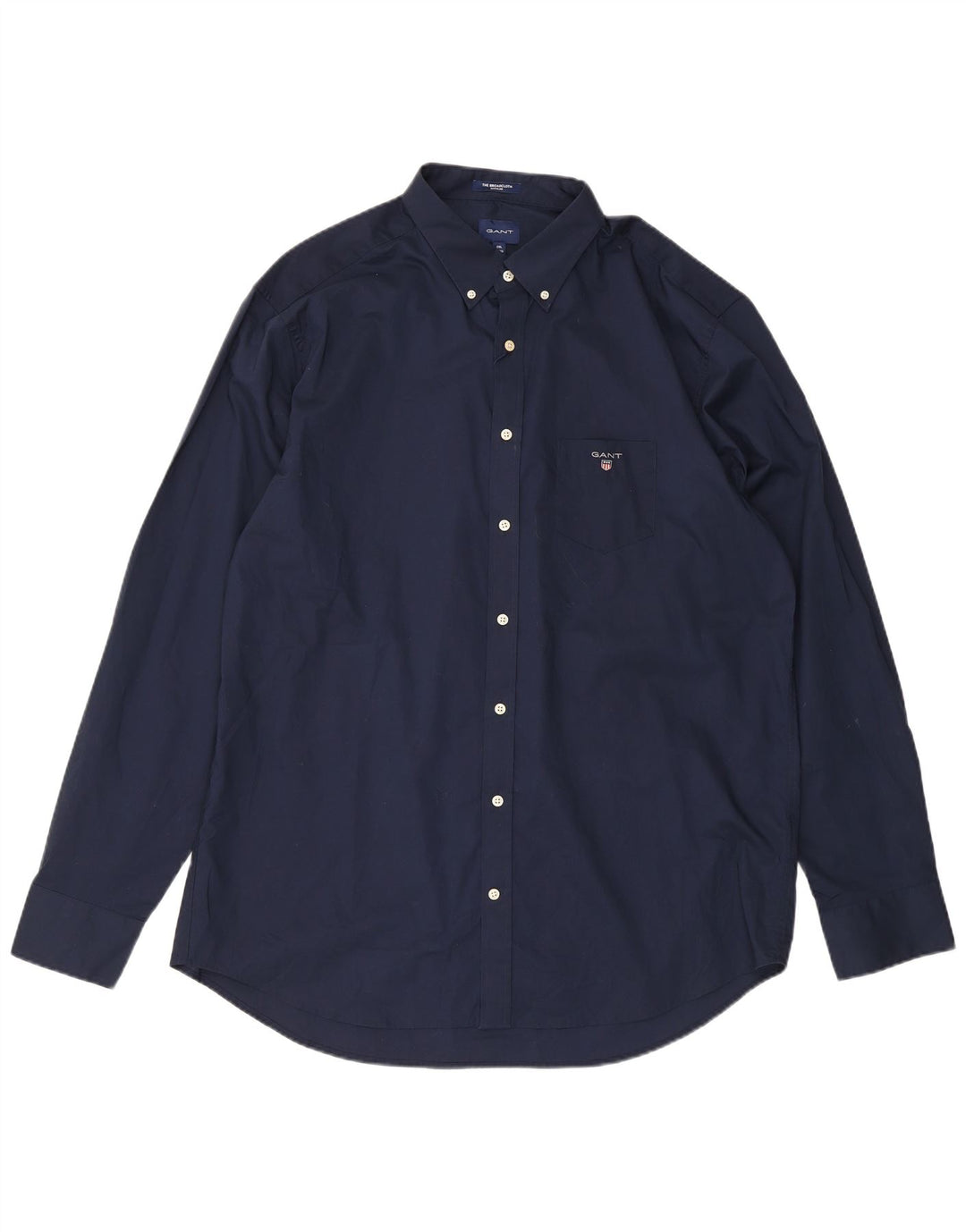 Camicia Gant da uomo vestibilità regolare 2XL cotone blu navy classico