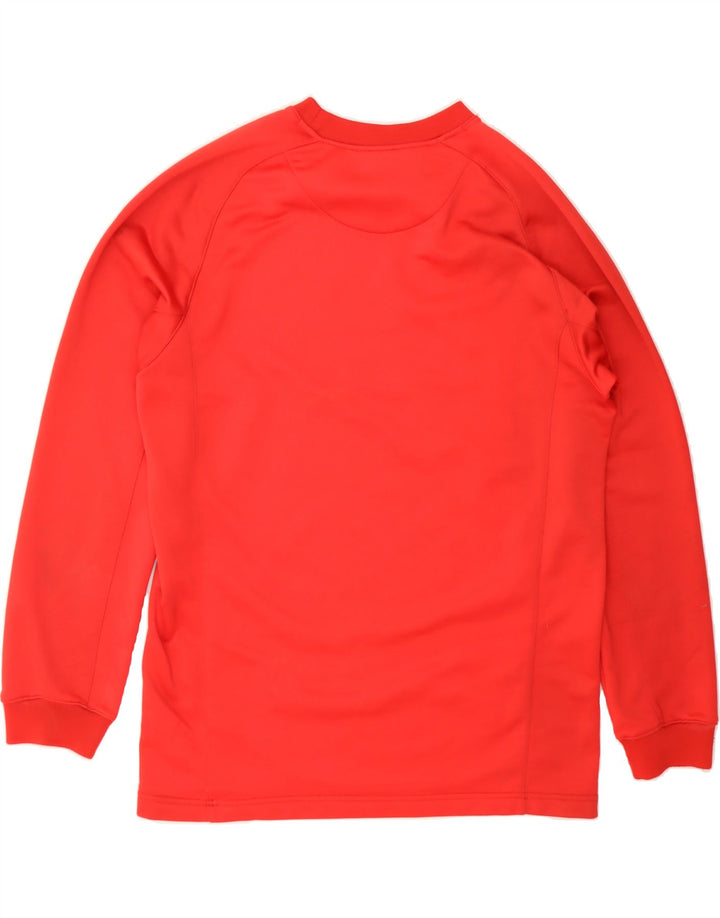 NIKE Mens Dri Fit Top Long Sleeve Large Red Polyester Vintage Nike and Second-Hand Nike from Messina Hembry 