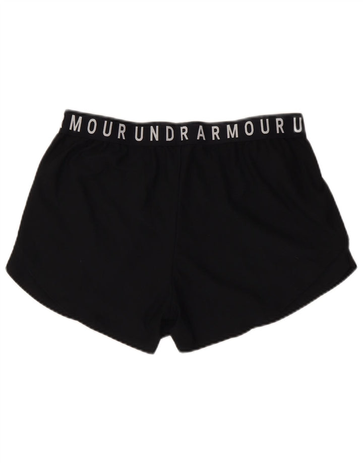Pantaloncini sportivi UNDER ARMOUR da donna Heat Gear Graphic UK 14 grandi neri