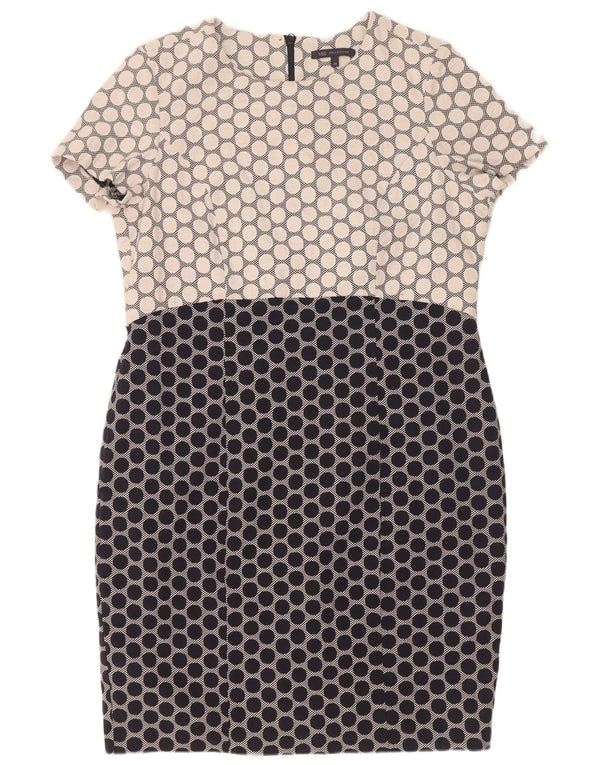 Abito tubino da donna Marks & Spencer UK 20 2XL Cotone maculato blu navy
