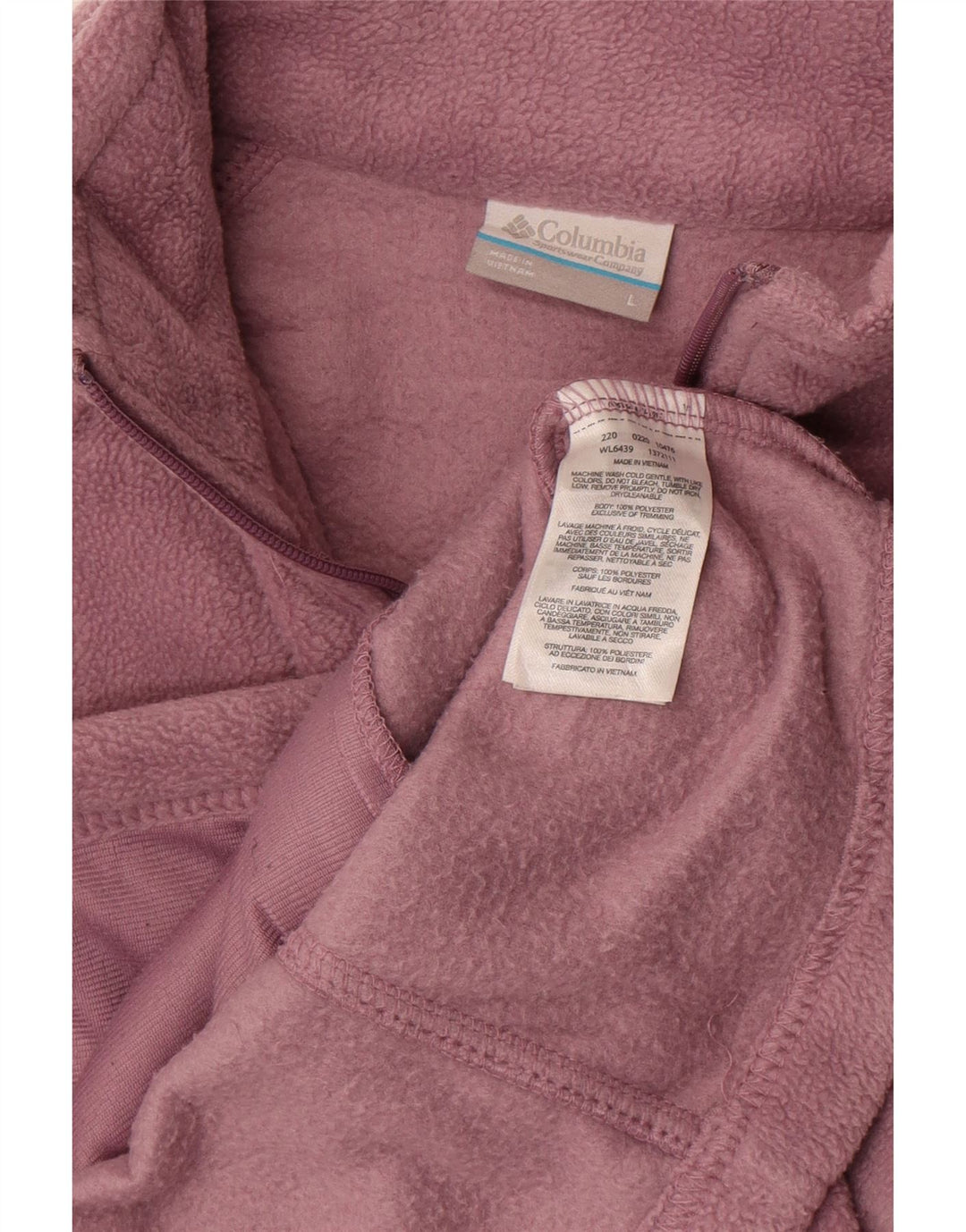 Giacca in pile da donna Columbia UK 16 Large Viola Poliestere