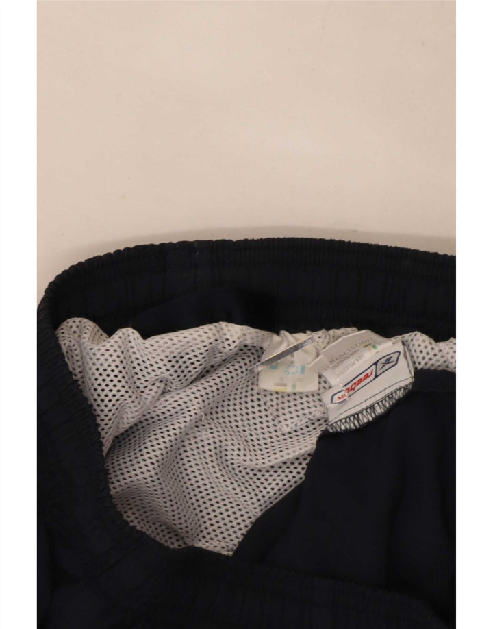 Pantaloncini da bagno da uomo Reebok medio blu navy in poliestere