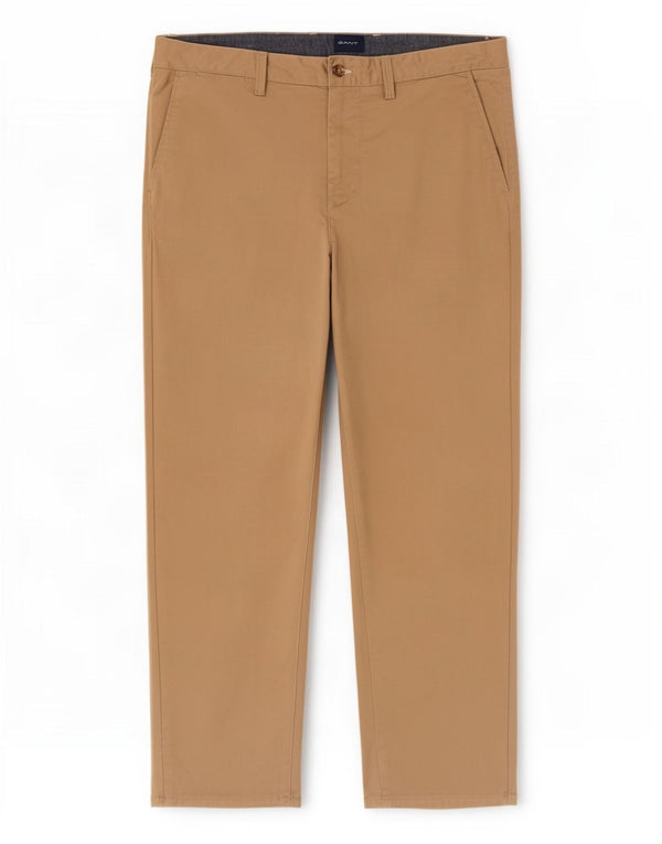 Pantaloni chino regolari da uomo Gant W36 L30 in cotone beige