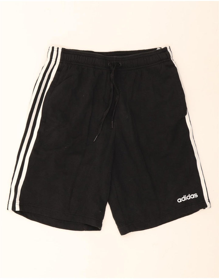 Pantaloncini sportivi Adidas da uomo medio cotone nero