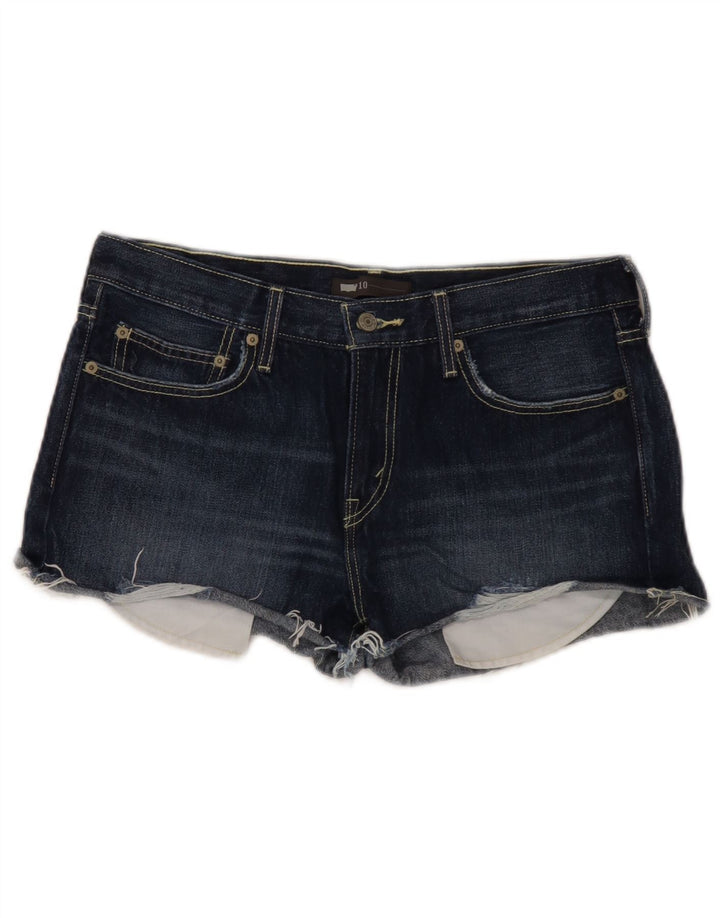 Pantaloncini di jeans da donna Levi's US 10 Large W34 cotone blu navy