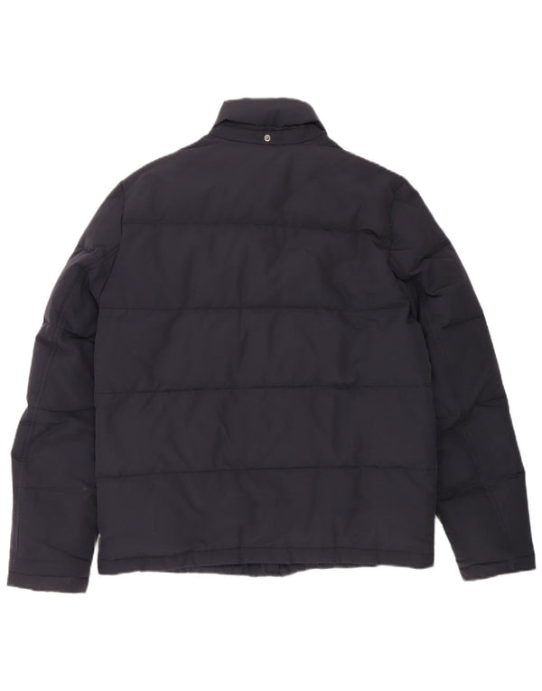 Giacca imbottita da uomo Tommy Hilfiger UK 38 poliestere medio blu navy