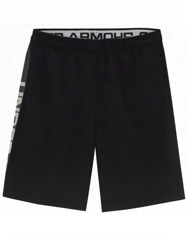 Pantaloncini sportivi da uomo Under Armour Heat Gear Graphic piccoli in poliestere nero