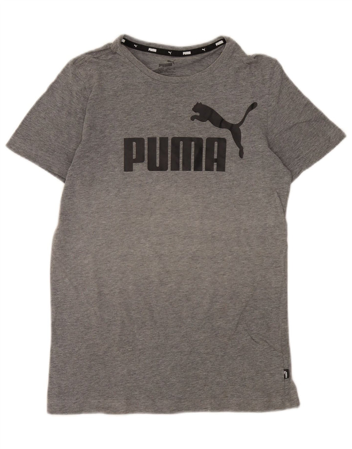 Maglietta grafica Puma da bambino 13-14 anni Grigia