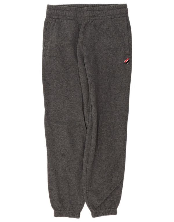 Pantaloni da tuta da donna SUPERDRY Joggers UK 8 Small Cotone grigio