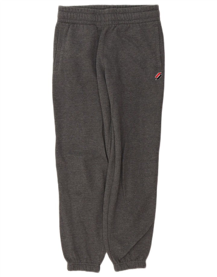 Pantaloni da tuta da donna SUPERDRY Joggers UK 8 Small Cotone grigio
