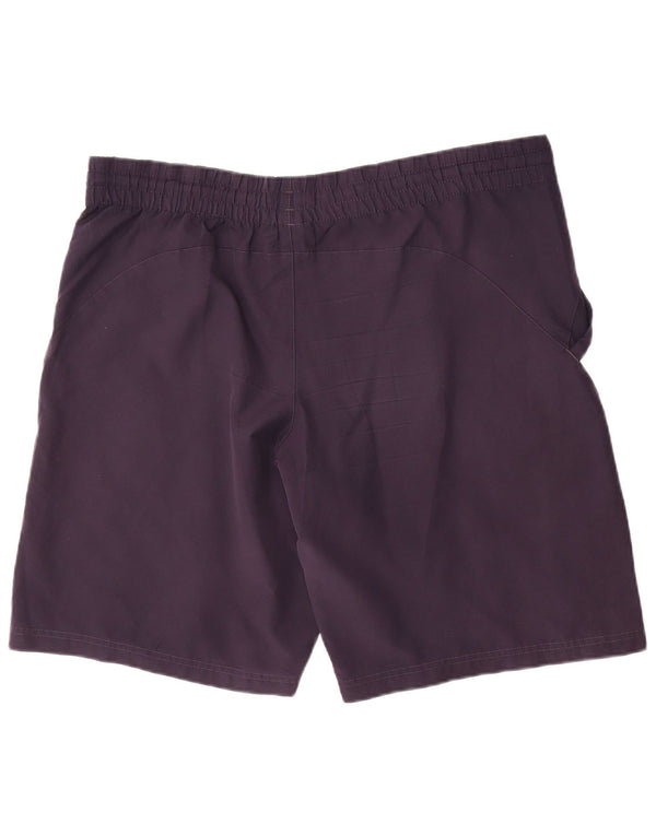 Pantaloncini sportivi da uomo Puma Large in poliestere color block blu navy