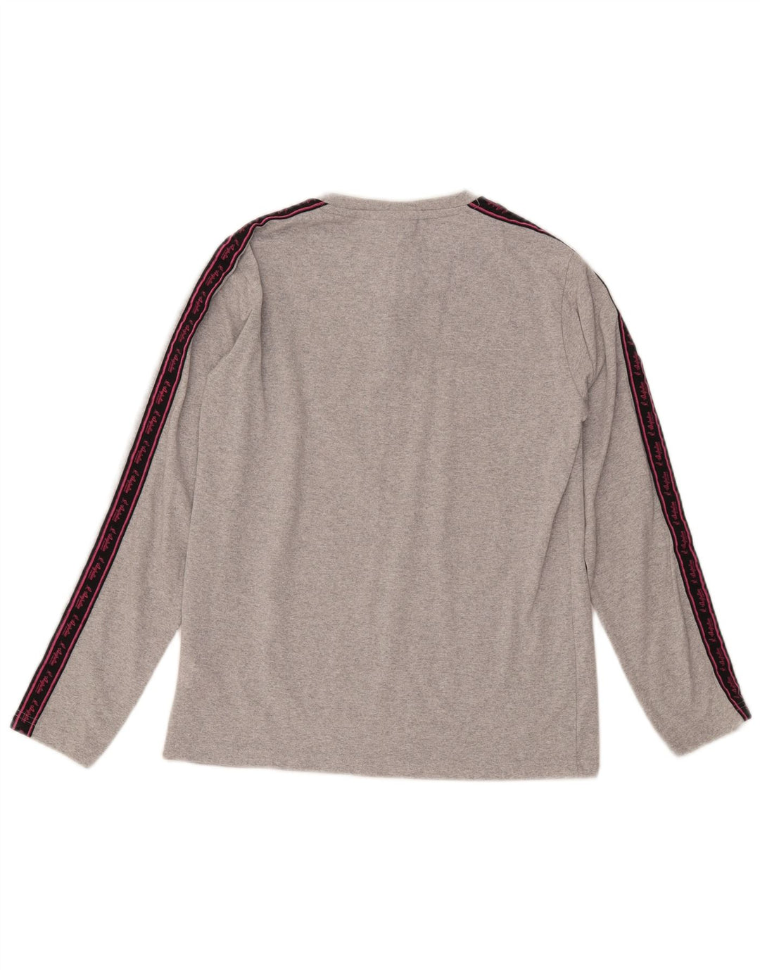 AUSTRALIAN L'ALPINA Top grafico da donna manica lunga UK 10 piccolo grigio