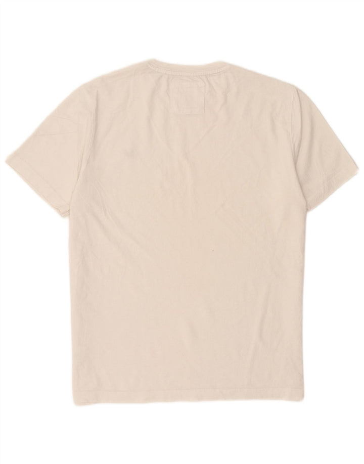 Crew Clothing T-shirt da uomo Top grande in cotone bianco