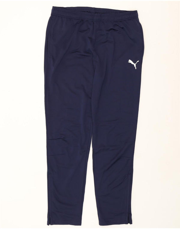 Pantaloni da tuta da uomo PUMA XL poliestere blu navy