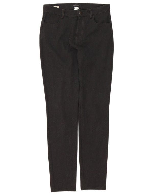 Pantaloni chino slim da donna Max Mara UK 6 XS W28 L30 poliestere grigio