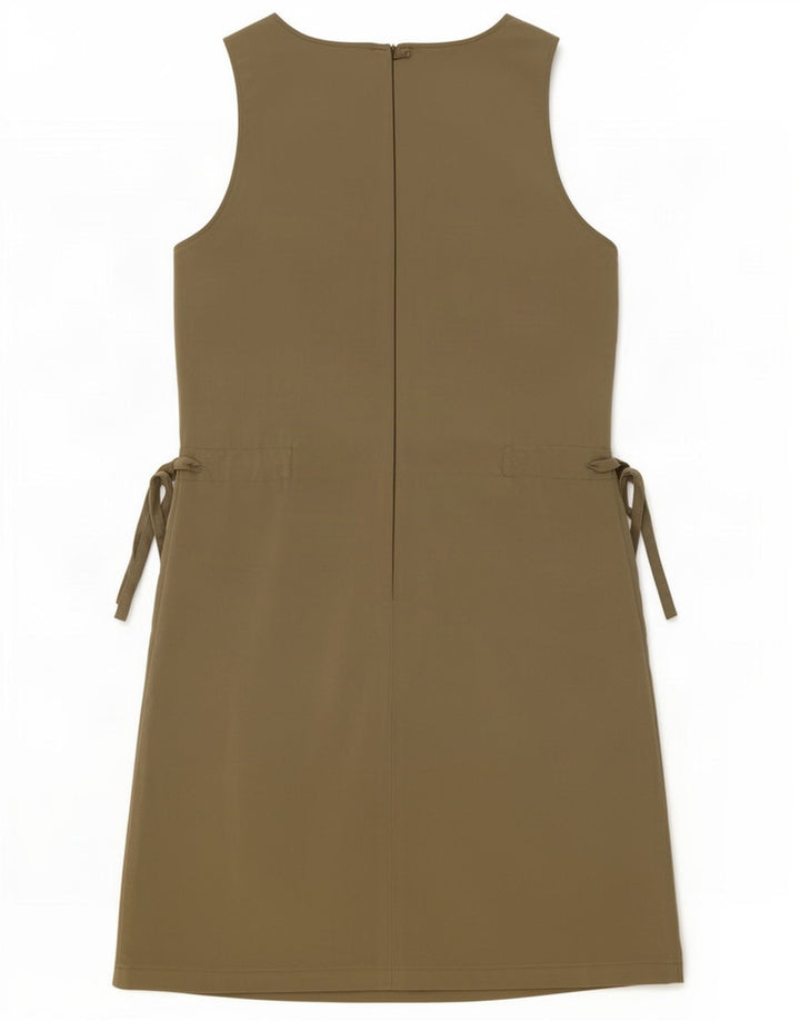 Abito Tubino Smanicato Donna Trussardi IT 42 Medio Poliestere Kaki