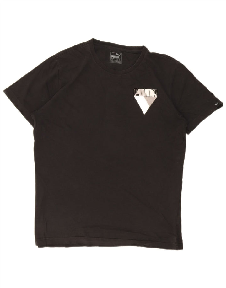 T-shirt grafica da uomo Puma Medium nera