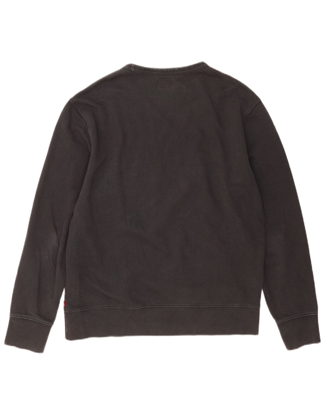 Levi's Felpa grafica da uomo in cotone nero medio