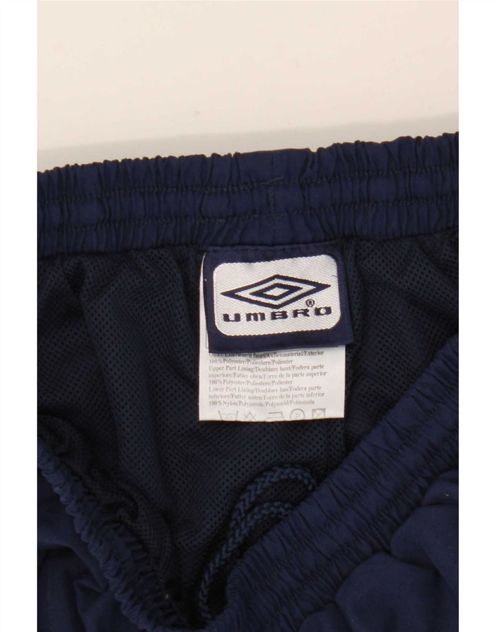 Pantaloni da tuta da uomo Umbro Joggers medi in nylon blu navy