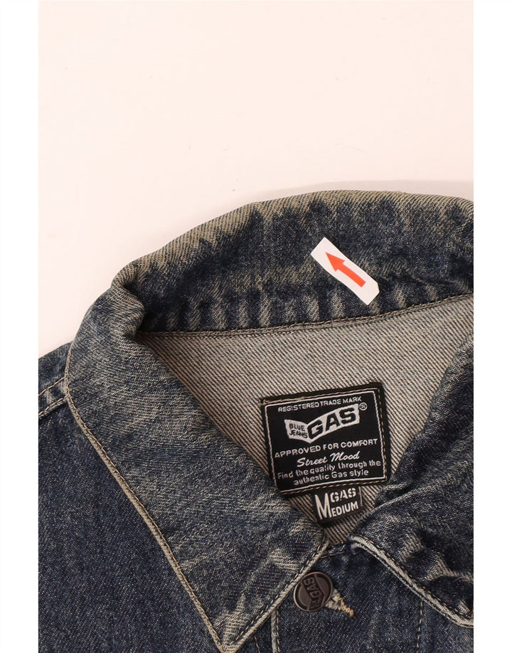 Giacca in denim da donna Gas UK 14 cotone blu navy medio