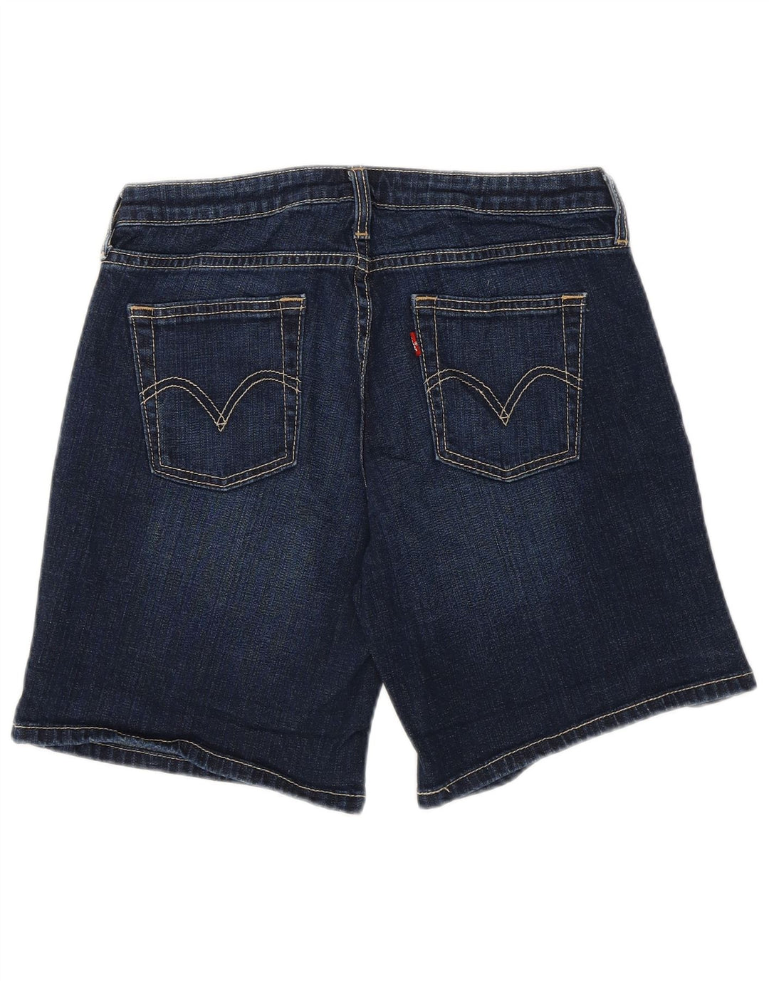 Pantaloncini di jeans Levi's 545 da donna US 4 Small W28 Cotone blu navy