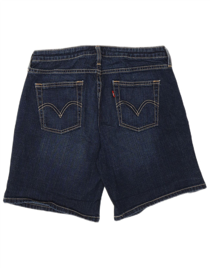 Pantaloncini di jeans Levi's 545 da donna US 4 Small W28 Cotone blu navy
