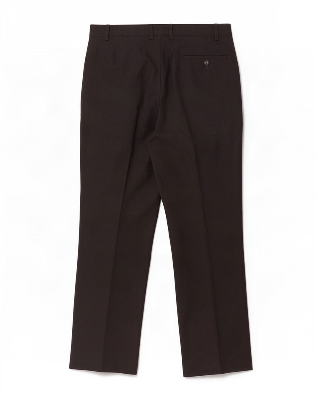 Pantaloni da abito dritti da uomo Marks & Spencer W38 L33 poliestere blu navy