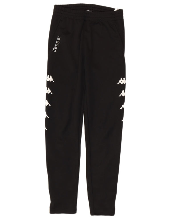 Pantaloni da tuta con grafica Kappa da ragazzo, pantaloni da jogging, 13-14 anni, colore nero