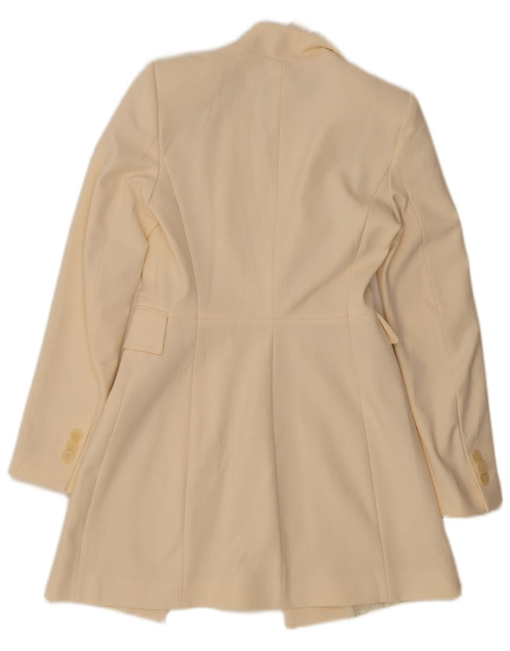 Cappotto Zara da donna UK 6 XS poliestere bianco