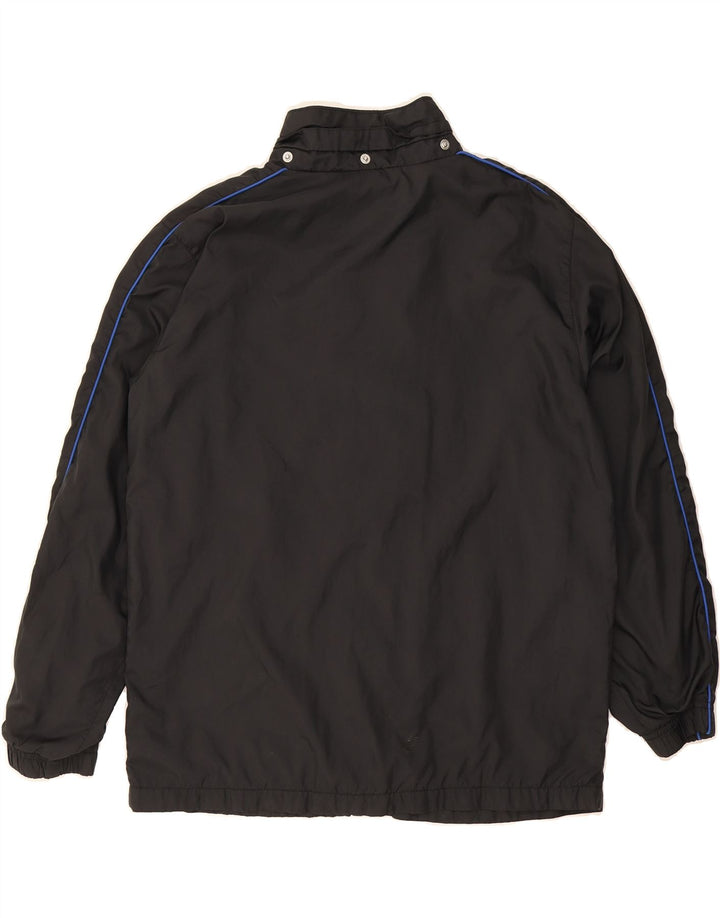 NIKE Boys Windbreaker Jacket 12-13 Years Large Black Polyester Vintage Nike and Second-Hand Nike from Messina Hembry 