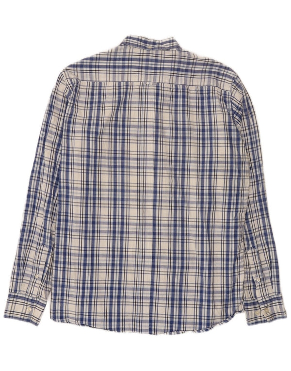 Camicia da uomo French Connection Grande cotone a quadri blu navy