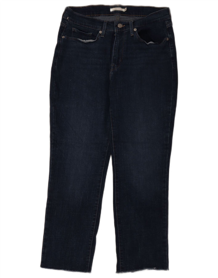 Jeans dritti dalla vestibilità classica da donna LEVI'S W30 L27 Blu navy