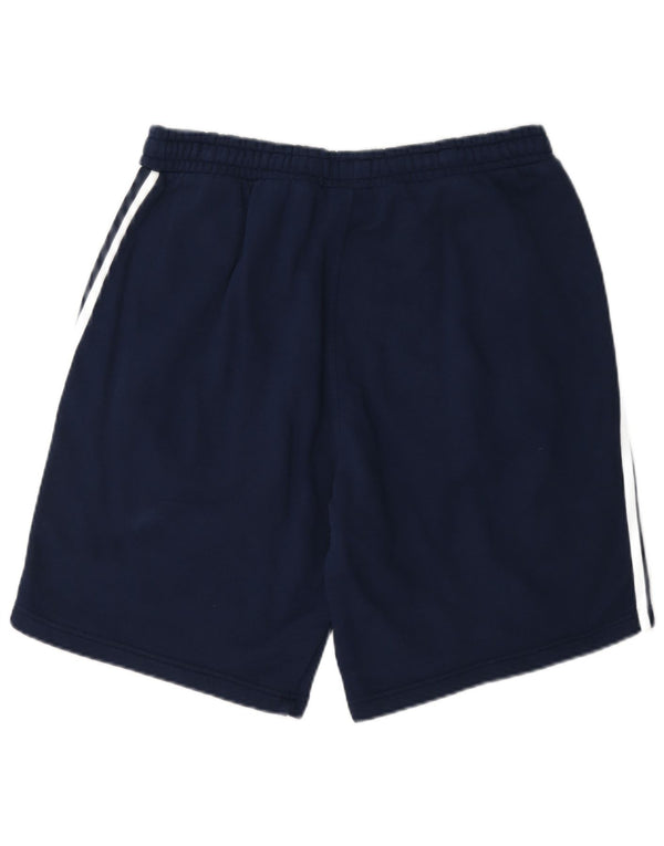 Pantaloncini sportivi Adidas da uomo di grandi dimensioni in cotone blu navy