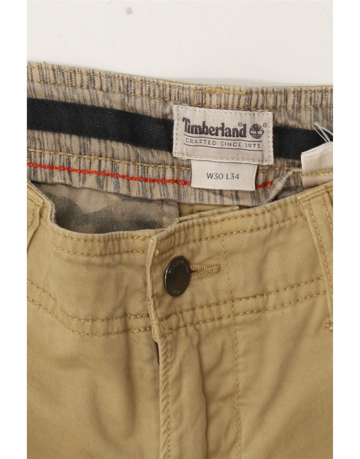 Pantaloni cargo dritti da uomo TIMBERLAND W30 L28 Beige