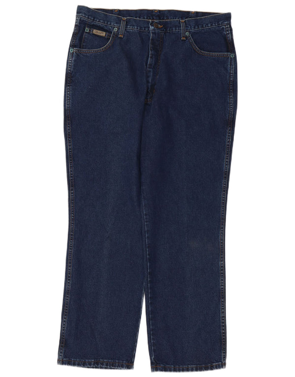 Jeans dritti da uomo Wrangler Ohio W38 L30 cotone blu