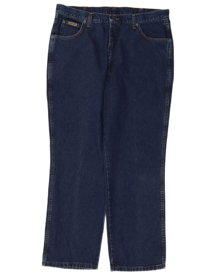 Jeans dritti da uomo Wrangler Ohio W38 L30 cotone blu