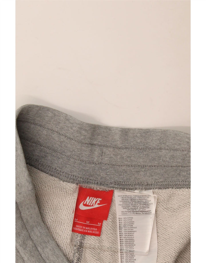 Pantaloncini sportivi Nike da uomo con grafica in cotone grigio medio
