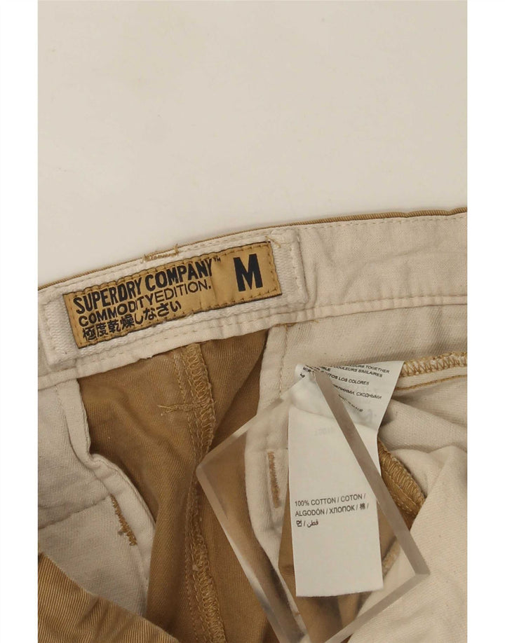 Pantaloncini chino da uomo Superdry medi W32 in cotone beige
