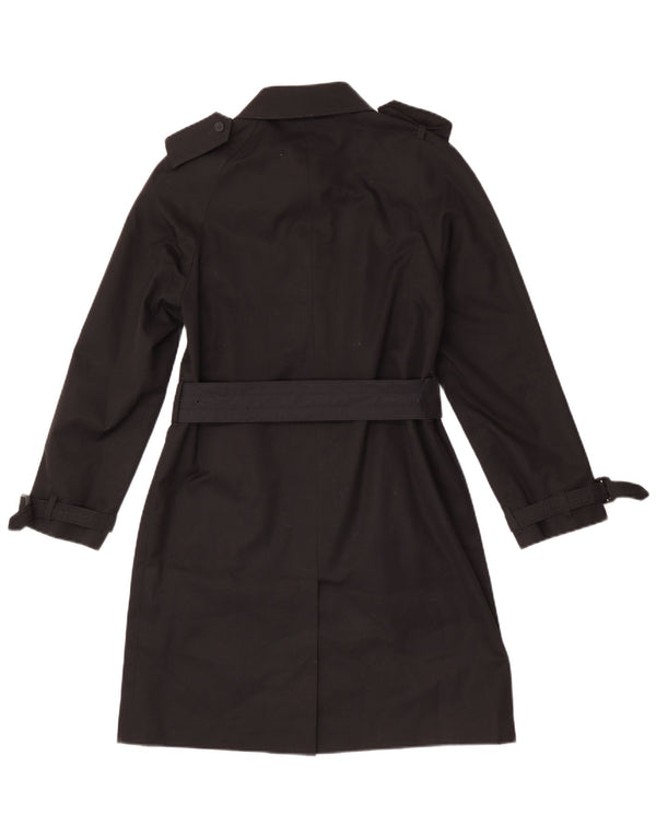 Trench da donna Aquascutum UK 6 XS cotone nero